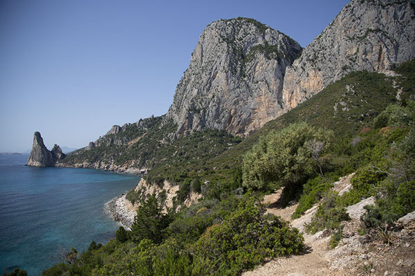 Picture of Italy (The spectacular coastline of the east coast of Sardinia with Pedra Longa in the background)