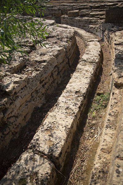 Picture of Grooves used for transportationAgrigento - Italy