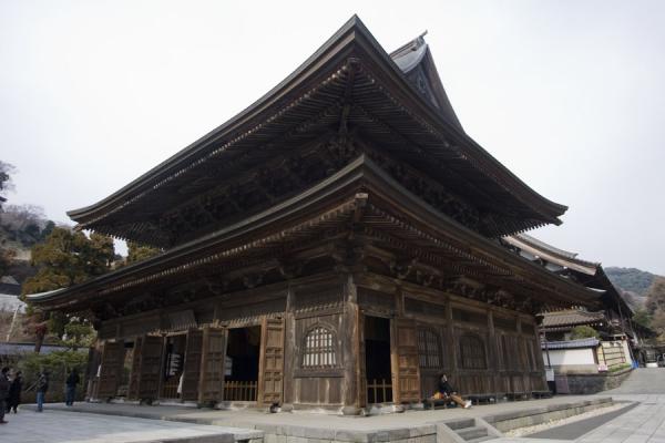 Picture of Wooden prayer hall of Kencho-ji temple