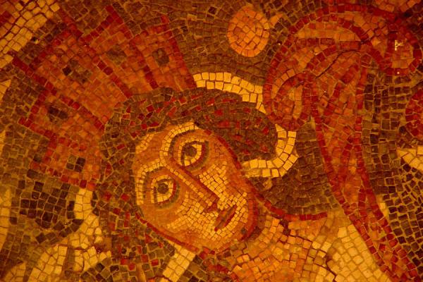 Picture of Madaba Archaeological Park (Jordan): Hippolytus Hall mosaic, Madaba
