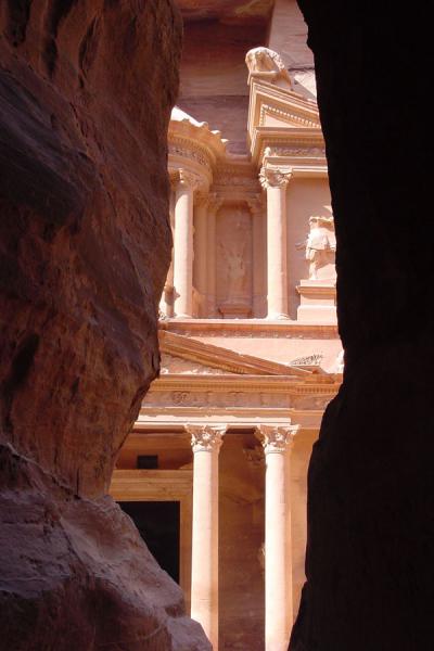 Picture of Petra (Jordan): The Treasury or Al Khazneh is the real start of wonders in Petra