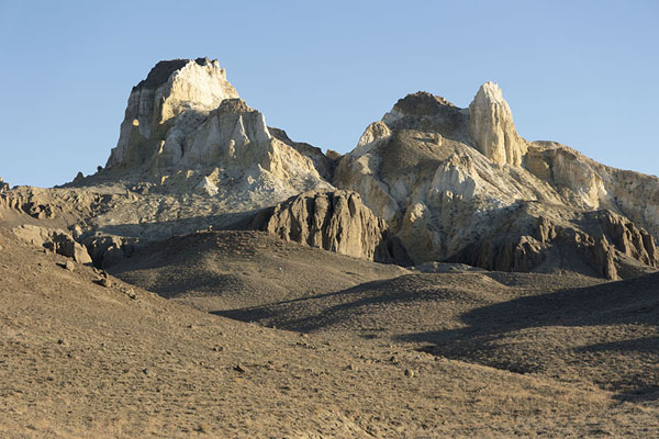 Landscape of wild mountains in the Valley of the Castles at Airakty | Airakty Valle de los Castillos | Kazajstán