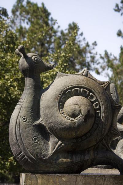 Picture of Zodiac Fountain (Kazakhstan): The snail is one of the signs in the Kazakh zodiac, equivalent to the dragon in the Chinese zodiac