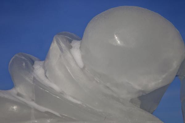 Picture of Detail of one of the many ice sculptures in the Ice Town of AstanaAstana - Kazakhstan