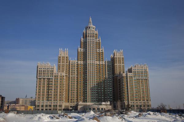 Picture of Astana modern architecture (Kazakhstan): The Triumph of Astana, a colossal building in the new part of Astana