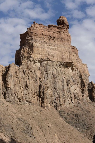 Massive rock formation in Charyn Canyon | Canyon di Charyn | Kazachistan