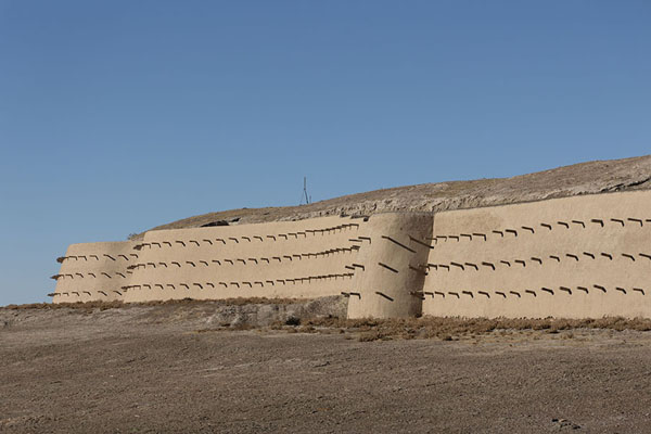 Reconstructed city wall of Otrar | Otrar | Kazakhstan