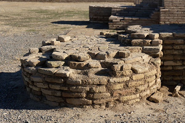 Remains of a pillar of the Friday Mosque of Otrar | Otrar | Kazakhstan