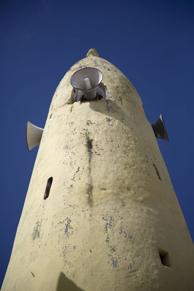 Picture of Looking up the minaret of Mandhry Mosque in Mombasa old townMombasa - Kenya