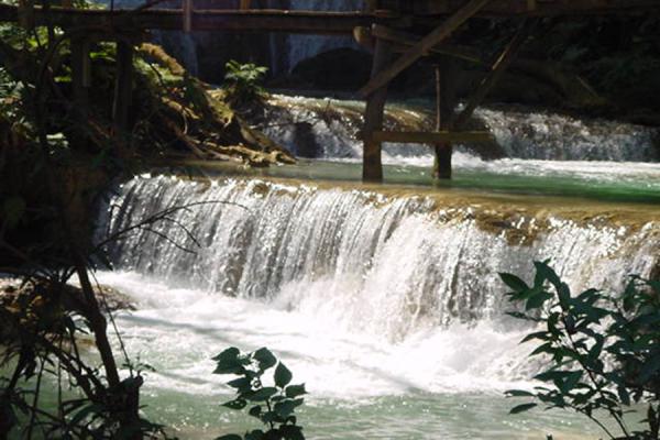 End of the falls | Kuang Si Falls | Laos
