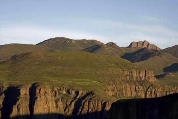 Picture of Late afternoon light over the landscape near SemonkongSemonkong - Lesotho
