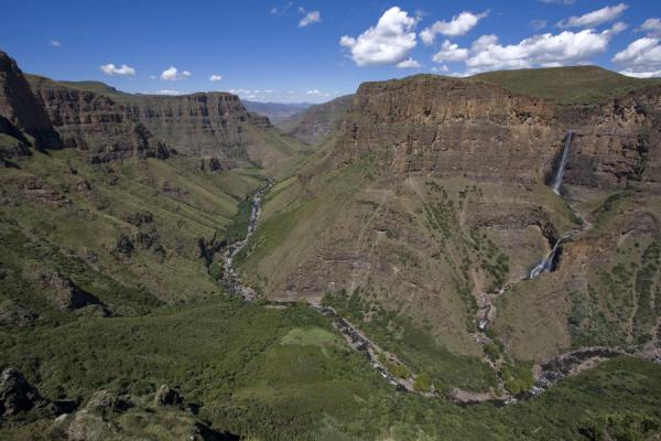 Picture of Canyon with Matsoku FallsSemonkong - Lesotho