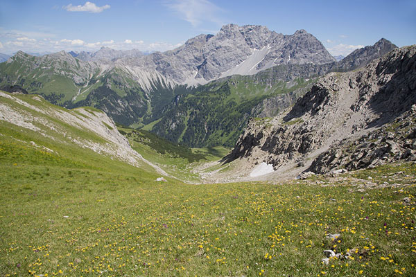 Picture of View into the western Austria Alps from near AugstenbergNaafkopf - Liechtenstein