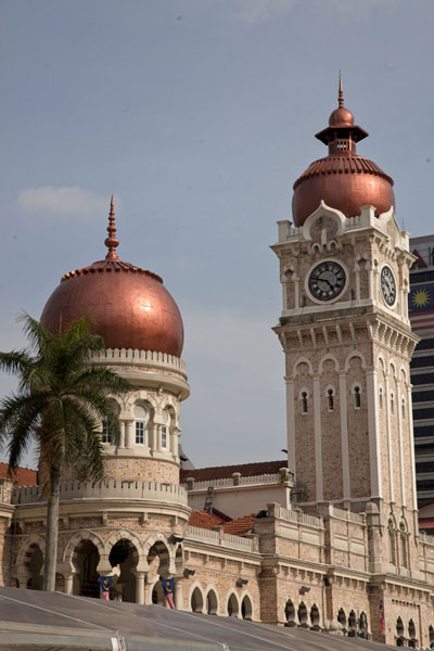 Picture of Mogul-style Sultan Abdul Samad building with towers is the most remarkable building on Merdeka Square