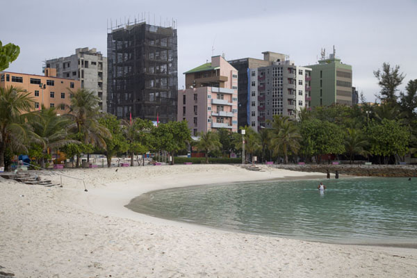 Picture of Malé (Maldives): Public beach at the eastern side of Malé