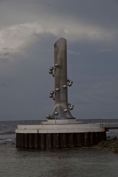 Picture of The Tsunami Monument at the southeastern side of Malé