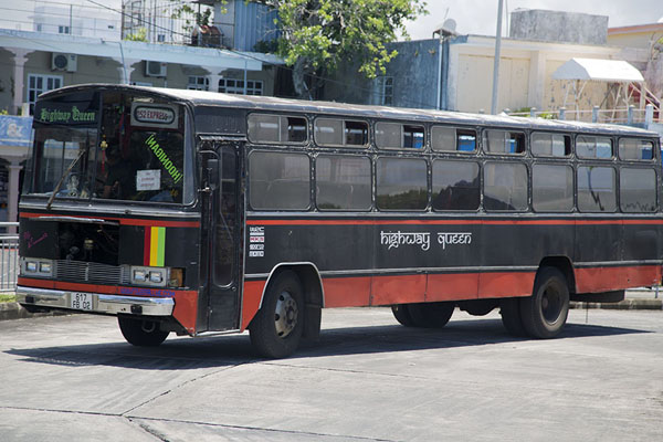 Picture of Bus at the Mahébourg bus stationMauritius - Mauritius