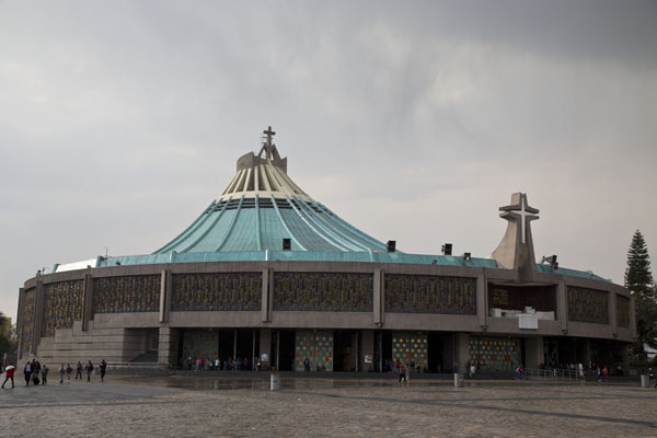 Picture of The modern Basilica of Our Lady of Guadalupe after an afternoon rain showerMexico City - Mexico