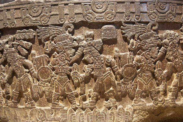 Detail of a sculptural monument of Tizoc | National Museum of Anthropology | Mexico