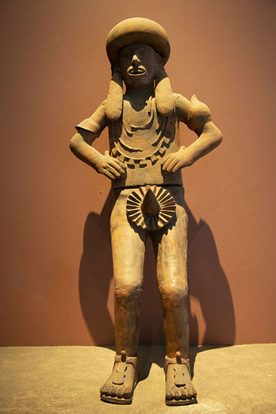 Foto van Statue of a Huastec priestNationaal Museum van Anthropologie - Mexico