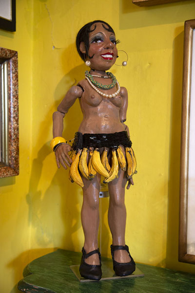 Picture of Josephine Baker in a corner in the museumCuernavaca - Mexico