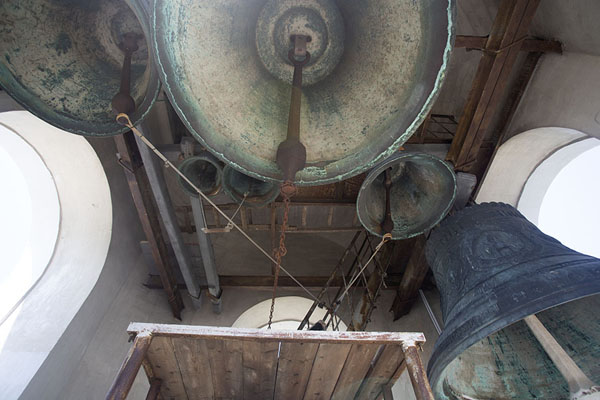 Picture of Interior of the bell tower of Kitskany Monastery - Moldova - Europe