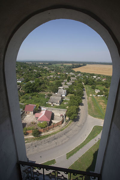 Picture of Kitskany Monastery (Moldova): View from the bell tower of Kitskany Monastery: looking west