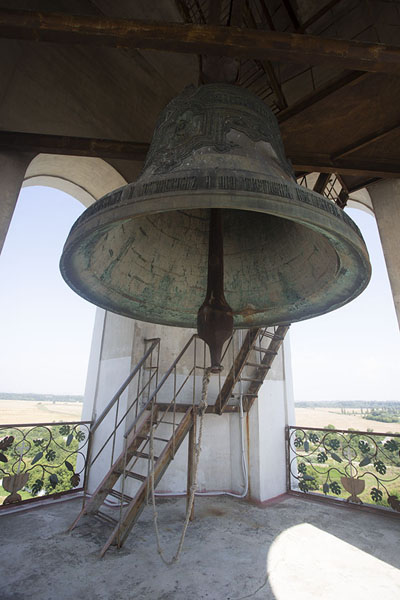 One of the bells in the tower of Kitskany Monastery | Monastère de Kitskany | Moldavie