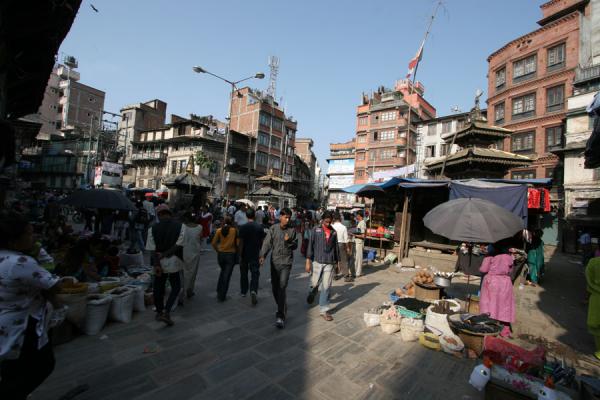 Busy square in Kathmandu | Kathmandu straten | Nepal