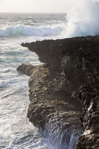 Picture of Shete Boka National Park (Netherlands Antilles): The rocky coast of Boca Table in the early morning
