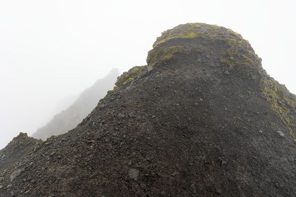 The summit of Concepción Volcano enveloped in clouds | Vulcano di Concepción | Nicaragua