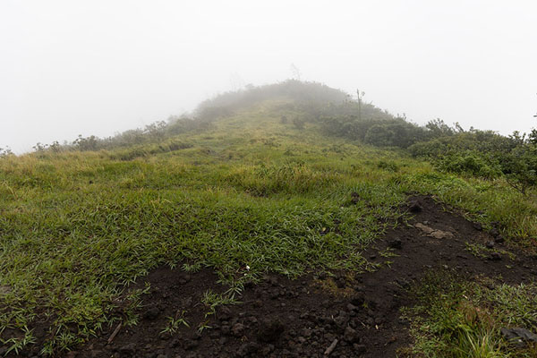 Picture of Concepción Volcano (Nicaragua): No view at the viewpoint halfway up Concepción Volcano