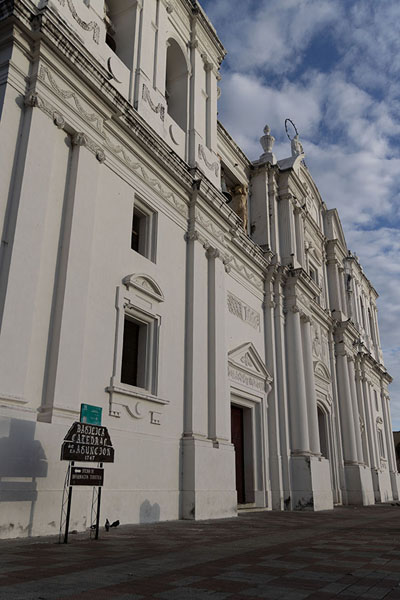 The facade of the cathedral of León | León | Nicaragua