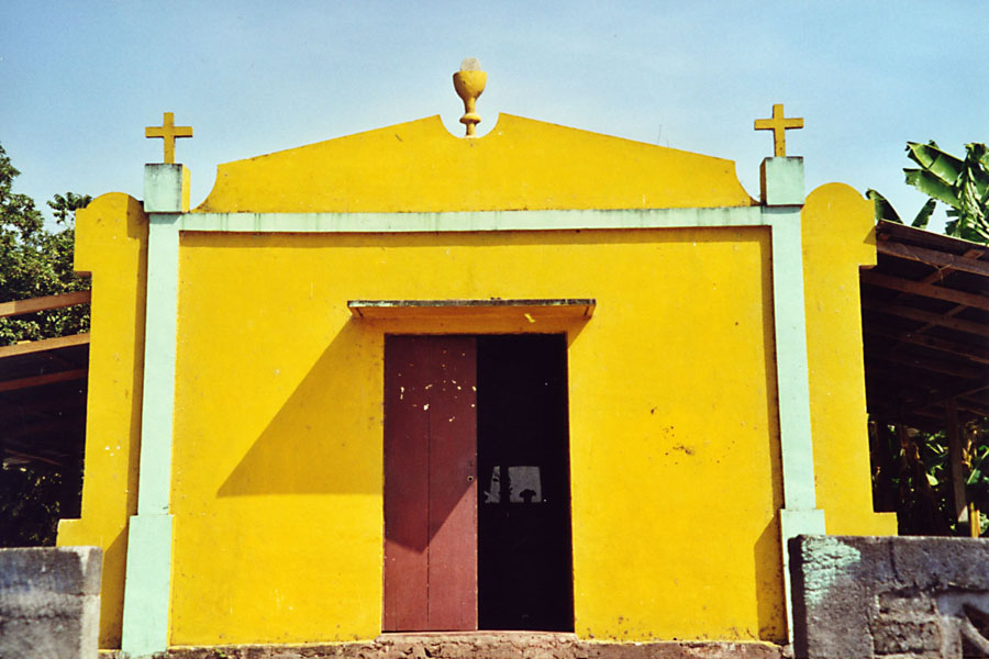 Colourful church near the beach | Ometepe Island | Nicaragua