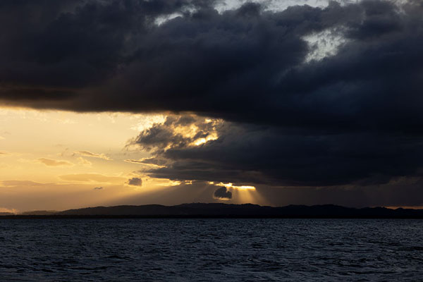 Foto de Sunset seen from Punta Jesús María, the westernmost point of the islandOmetepe - Nicaragua