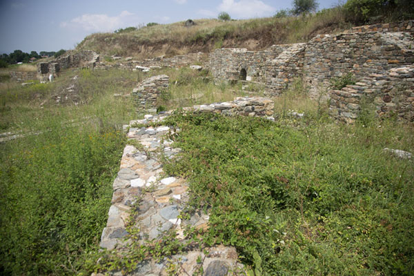 One of the walls of the ruins of Stibera | Stibera | Noord-Macedonië