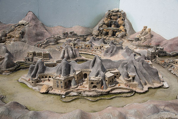 Picture of Model of Omani village in the garden of Bait al ZubairMuscat - Oman