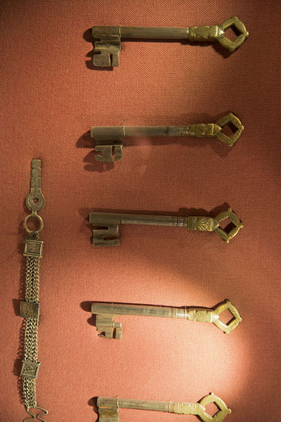 Picture of Old keys on display in the main museumMuscat - Oman