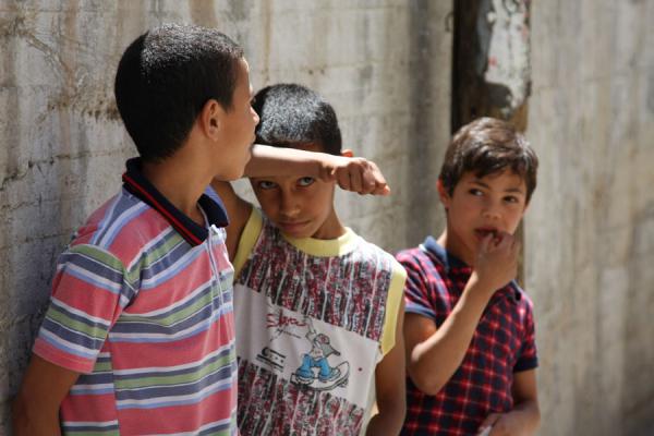 Foto di Palestinian boys in Nablus - Palestina - Asia