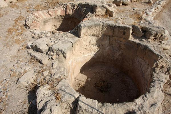 Foto van Circular ruins of old Jericho - Palestina - Azië