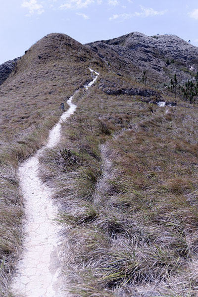 Foto de The trail running near the ridge of the calderaValle de Antón - Panamá