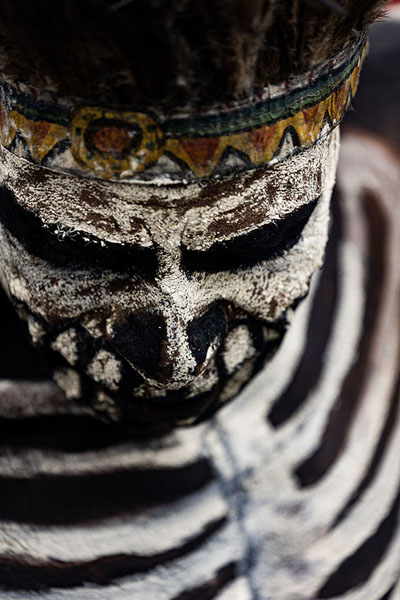 Skeleton man seen from above | Skeleton Men | Papua New Guinea