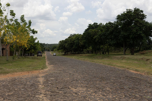 Cobble stone street in Caazapá | Caazapá | Paraguay
