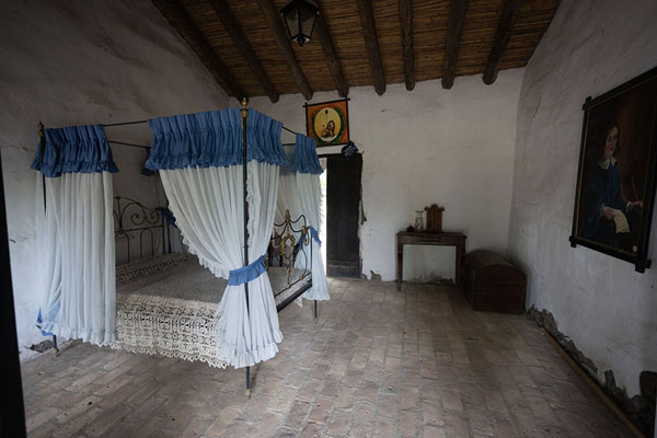 Bed in the small museum of Isla Umbú | Isla Umbú | le Paraguay