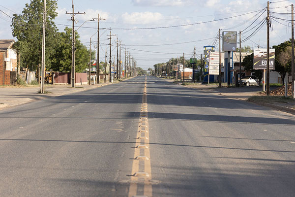 Picture of Main street of Loma Plata in the early morningLoma Plata - Paraguay