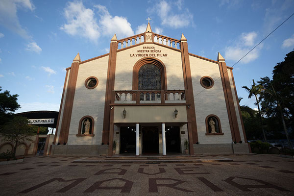 Picture of Basilica Menor de Nuestra Señora del Pilar on the main square of town - Paraguay - Americas