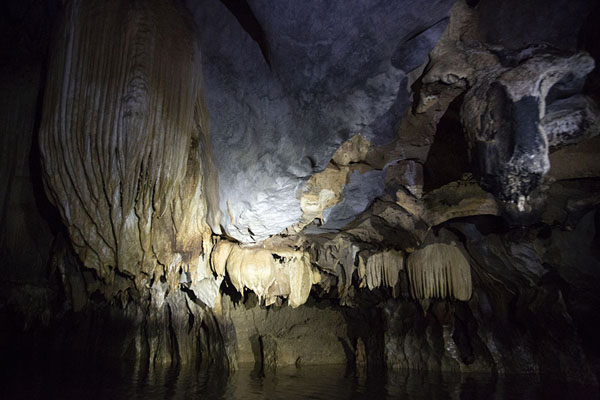 Picture of Puerto Princesa Subterranean River (Philippines): Limestone rock formations in the cave system of the subterranean river