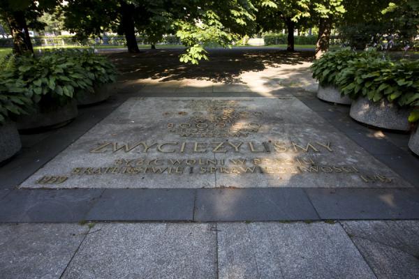 Memorial for the Poles who perished in the Second World War | Jardin Saxonne | Pologne