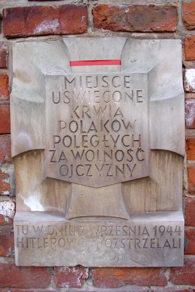Picture of Warsaw War memorial stones (Poland): Memorial for Warsaw War