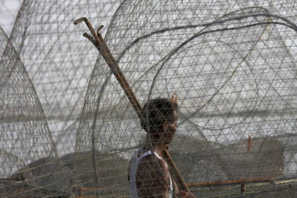 Fisherman and nets in Al Khor | Al Khor Fishermen | Qatar